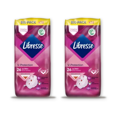 pdp-image-Libresse Ultra+ wings maandverband big pack 2pack