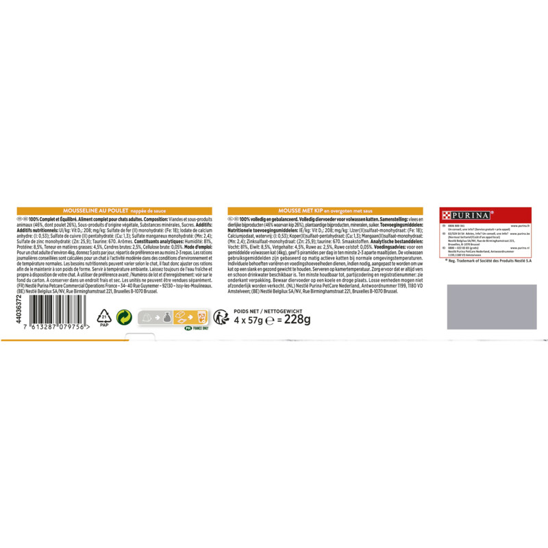 Een afbeelding van Gourmet Revelations mousse met kip