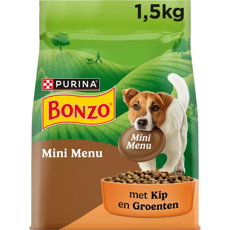 Mini Menu met Kip hondenvoer, hondenbrokken voor kleine honden