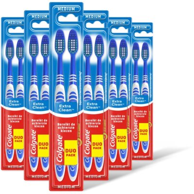 pdp-image-Colgate Extra clean medium tandenborstels 6-pack