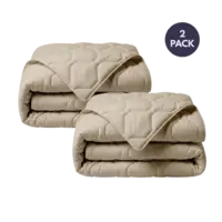 HappyBed 2 wasbare dekbedden 240x220 cm taupe