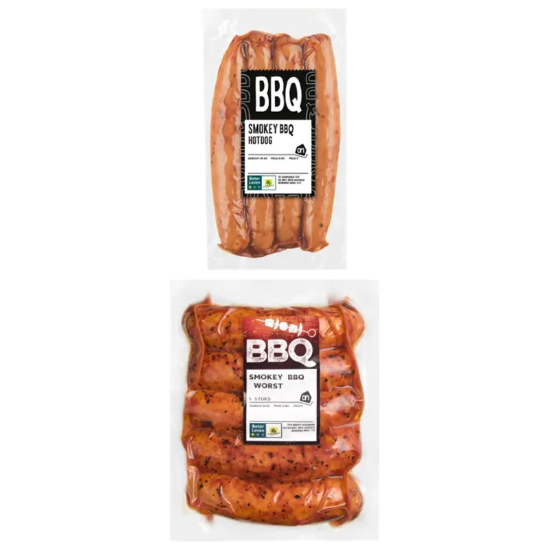 AH BBQ Smokey worst pakket
