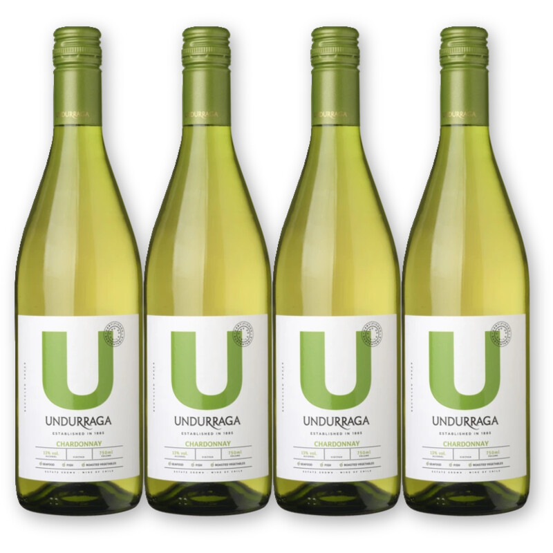 Undurraga Undurraga Chardonnay 4 flessen