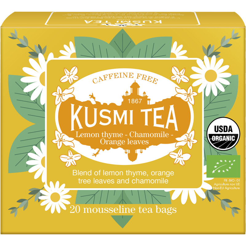 Een afbeelding van Kusmi Tea Organic lemon thyme-chamomile-orange