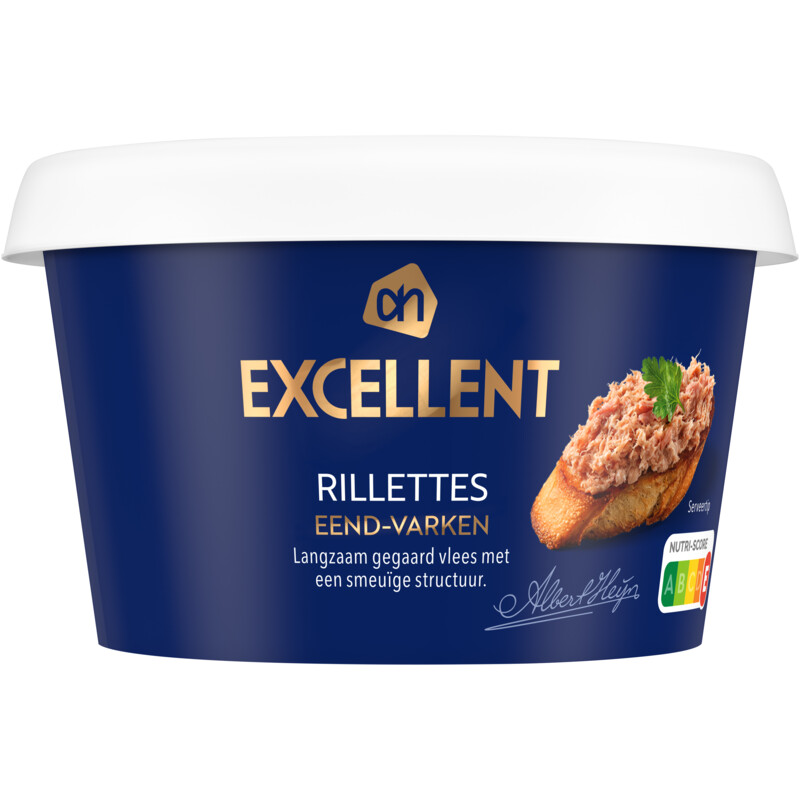 AH Excellent Rillette eend-varken