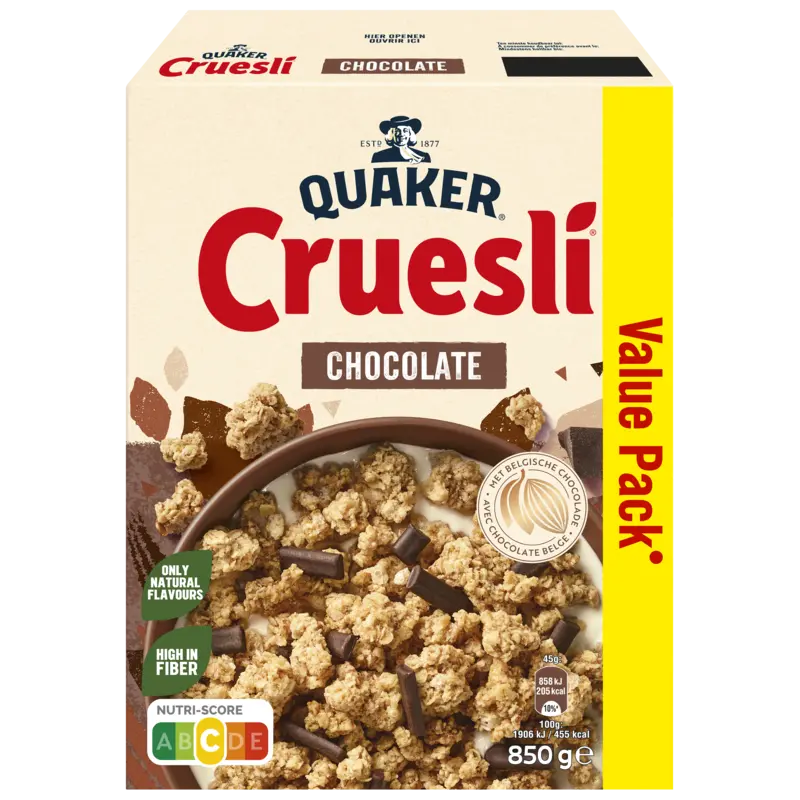 Quaker Cruesli chocolate