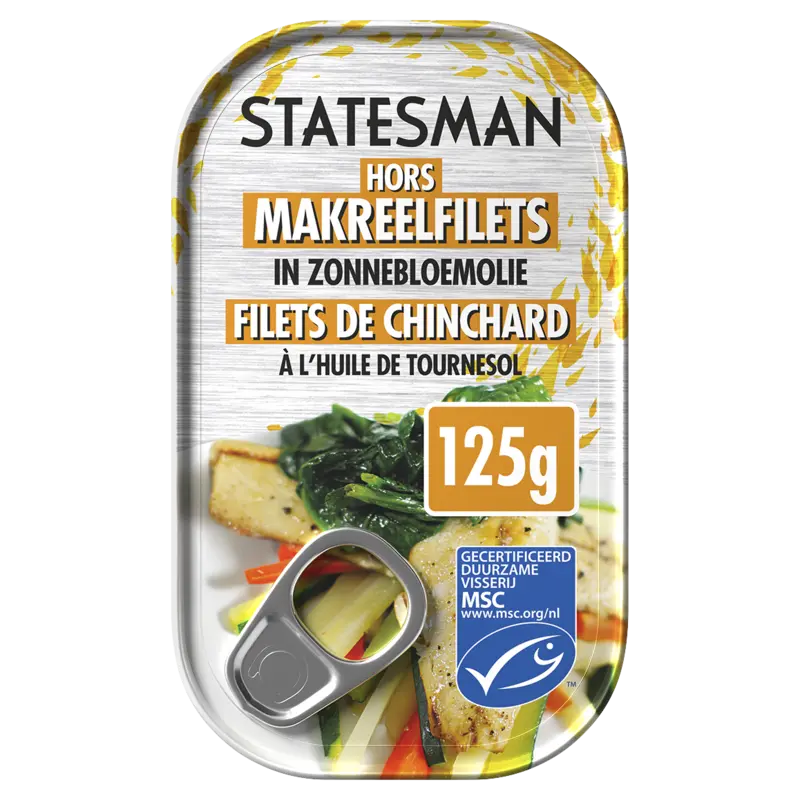 Statesman Horsmakreel zonnebloemolie