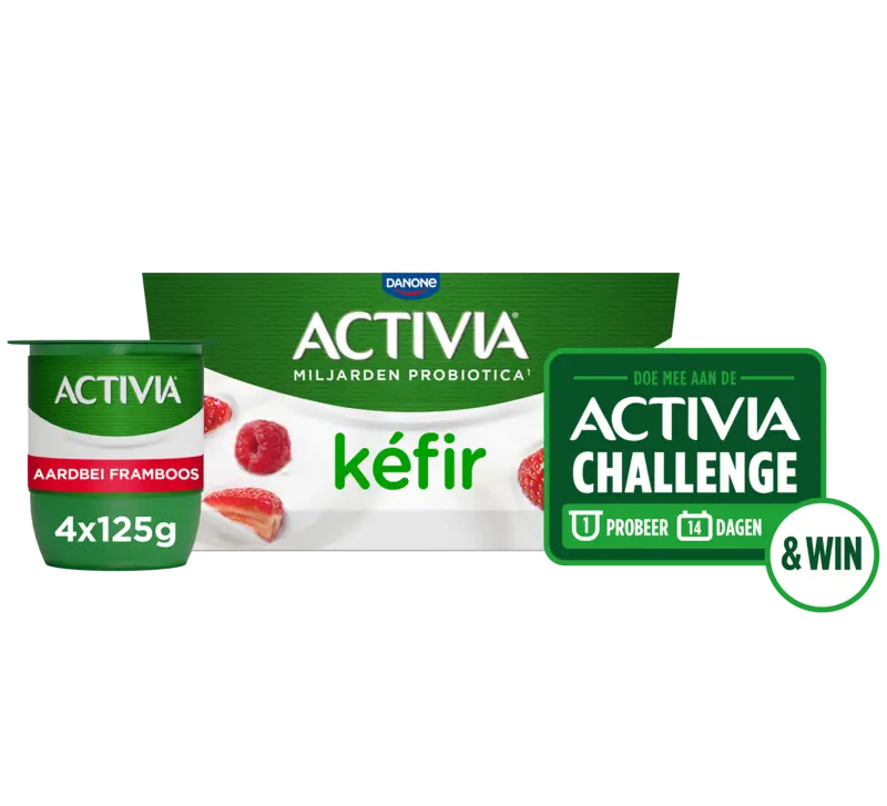 Activia Kefir aardbei & framboos