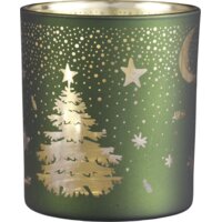 Een afbeelding van AH Excellent Waxinelichthouder groen