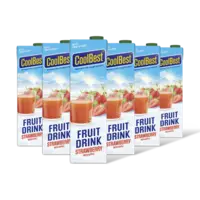 CoolBest Fruit drink strawberry 6-pack