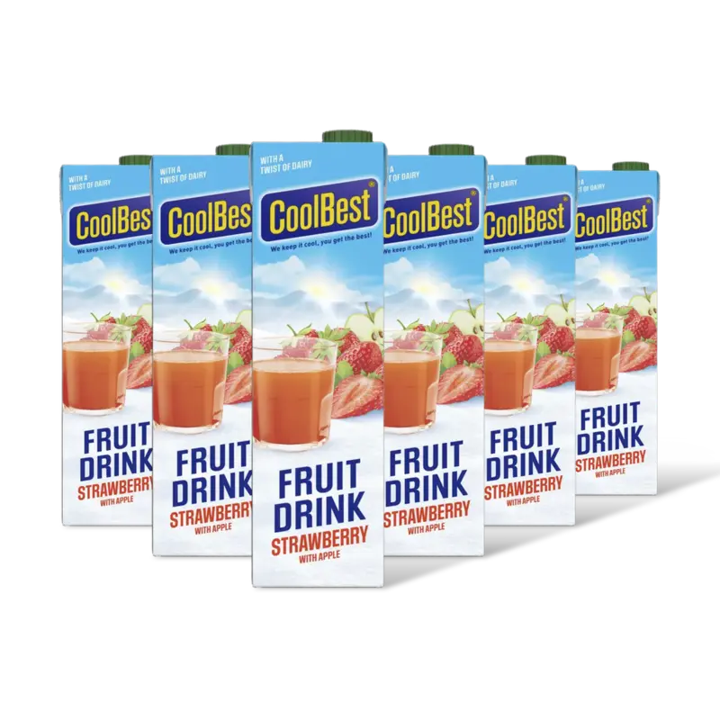 Fruit drink strawberry 6-pack
