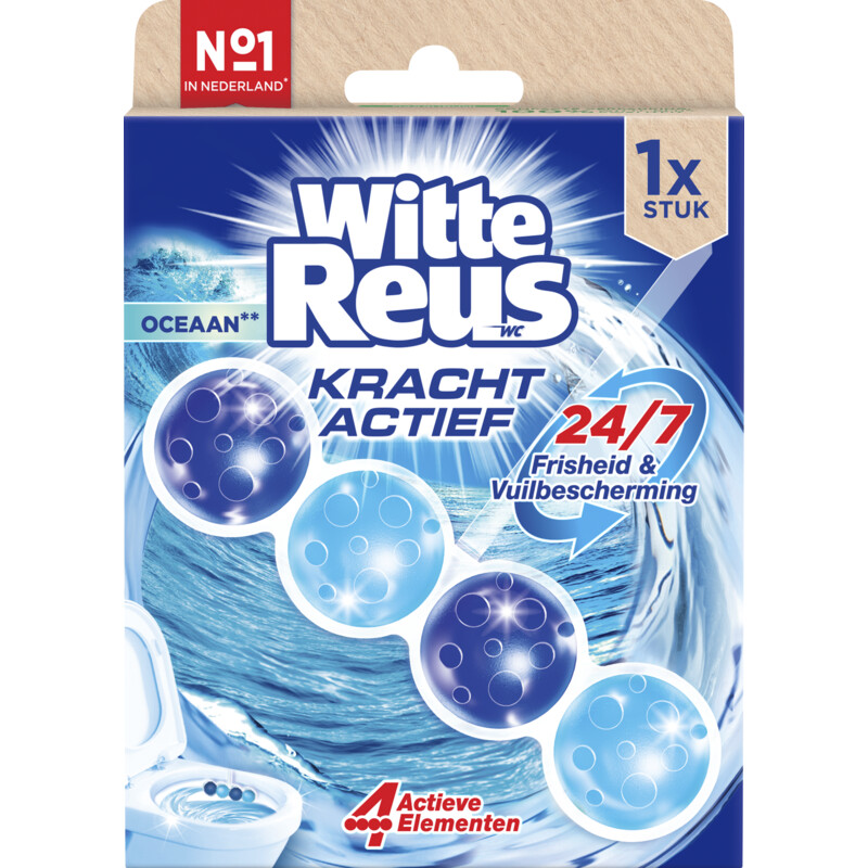 Een afbeelding van Witte Reus Toiletblok kracht actief oceaan