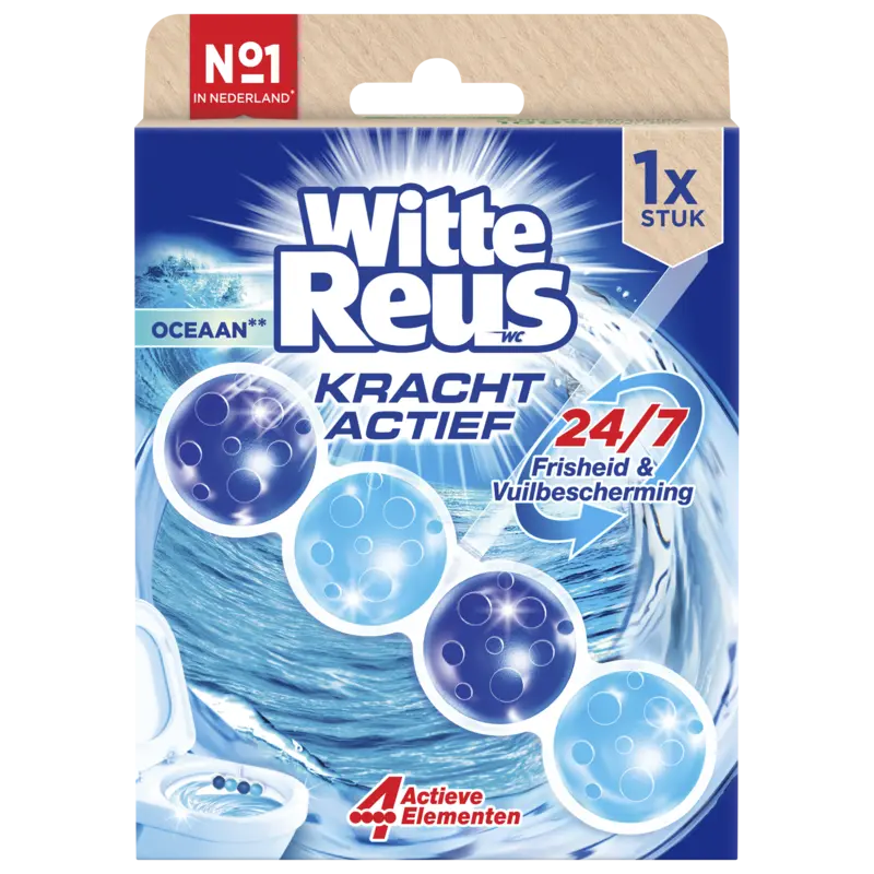 Witte Reus Toiletblok kracht actief oceaan