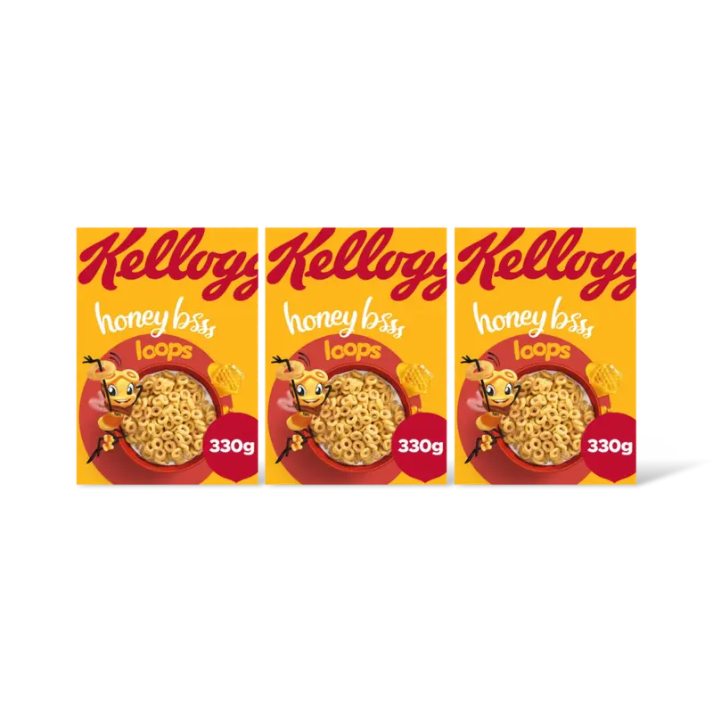 Kellogg's Honey bsss loops 3-pack