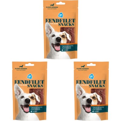 pdp-image-AH Eendfilet snacks kleine honden 3-pack