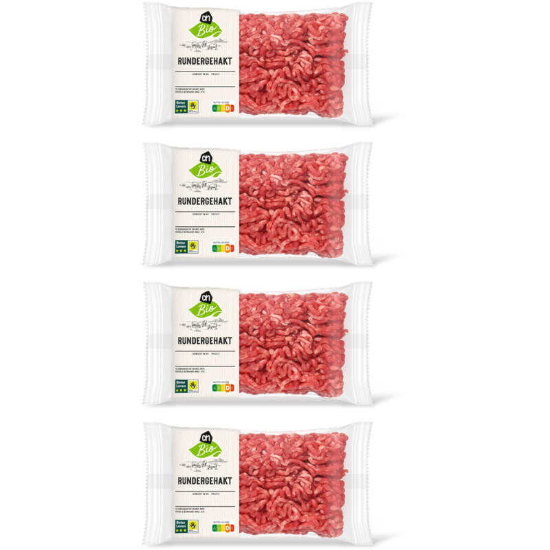 AH Biologisch Rundergehakt 4-pck