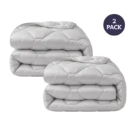 HappyBed 2 wasbare dekbedden 240x220 cm grey