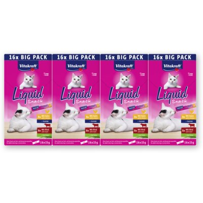 pdp-image-Vitakraft Liquid snack bigpack chicken en beef 4pk