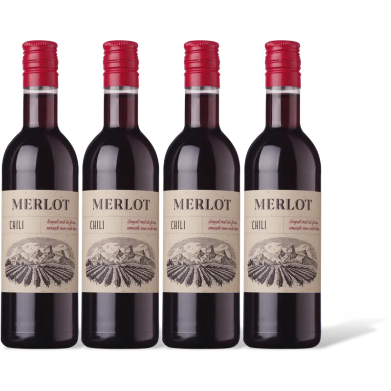 AH AH Merlot 4 flessen