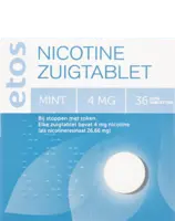 Etos Nicotine zuigtabletten 4 mg