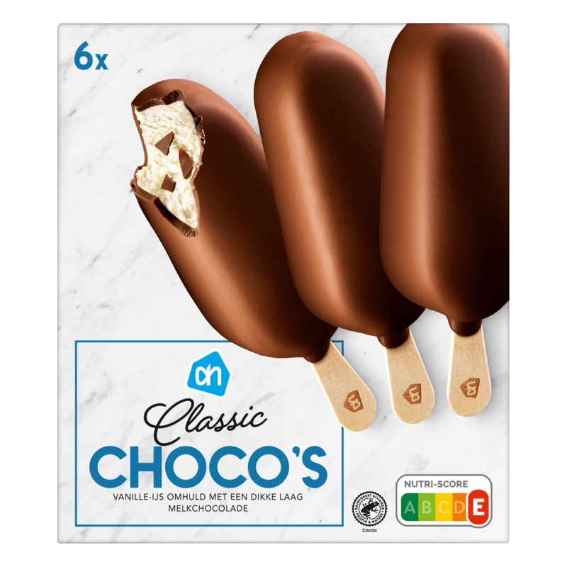 AH Classic choco's vanille-ijs