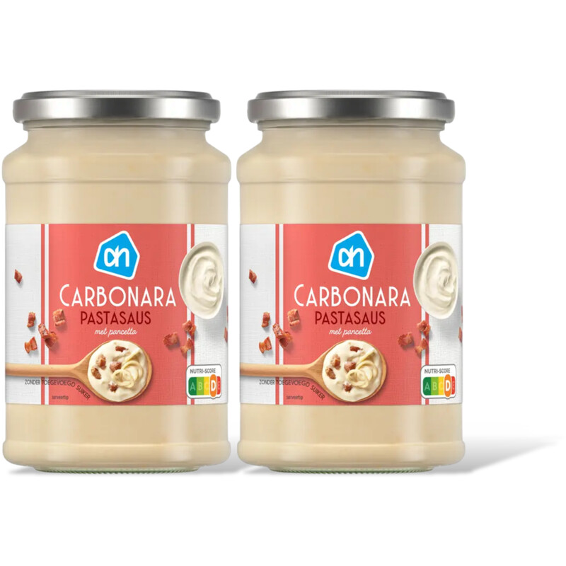 AH Pastasaus carbonara 2-pack