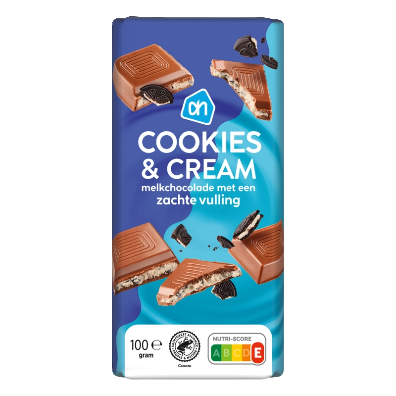 Cookies cream melkchocolade