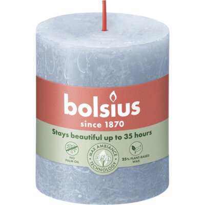 pdp-image-Bolsius Rustiek stompkaars sky blue 8cm