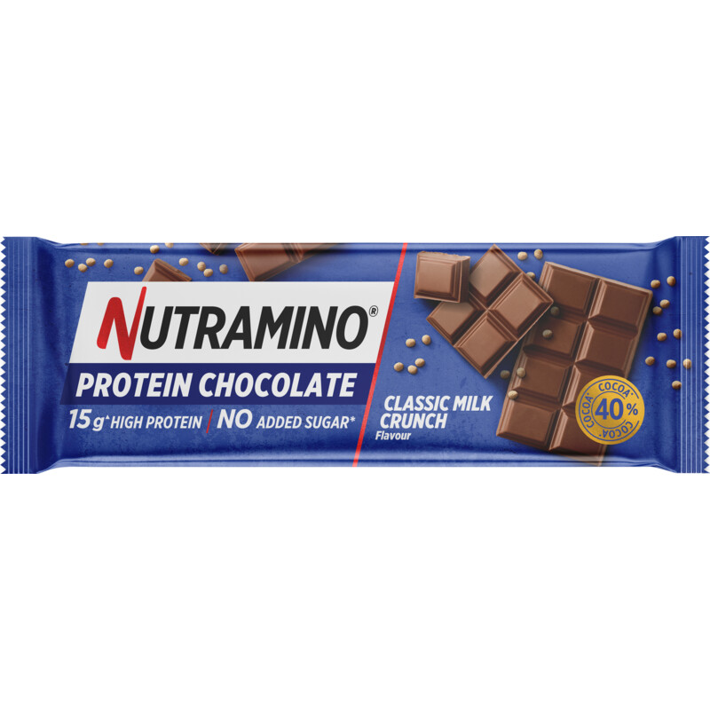 Een afbeelding van Nutramino Protein chocolate classic milk crunch