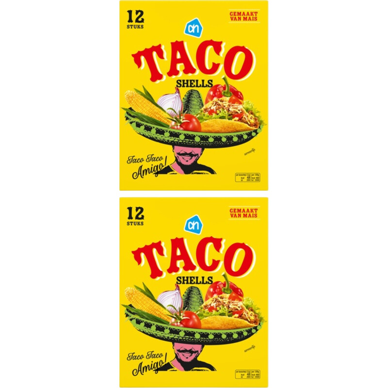 Een afbeelding van AH Taco schelpen 2-pack