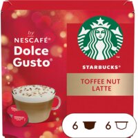 Een afbeelding van Starbucks Dolce Gusto compatible toffee nut latte