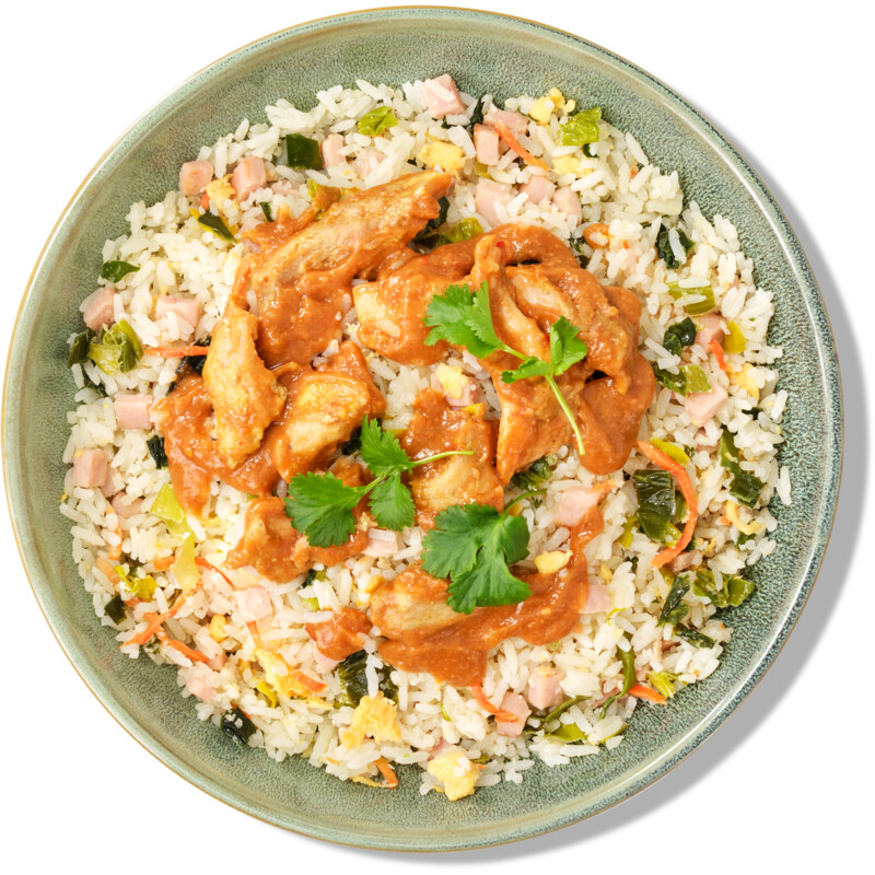 Een afbeelding van AH Maaltijd nasi met kipsaté