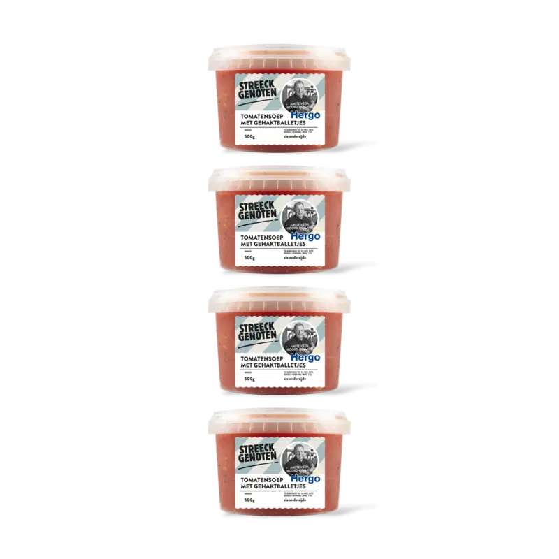 Tomatensoep met gehaktballetjes 4-pack
