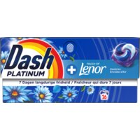 Dash 4in1 platinum pods zeebries bel