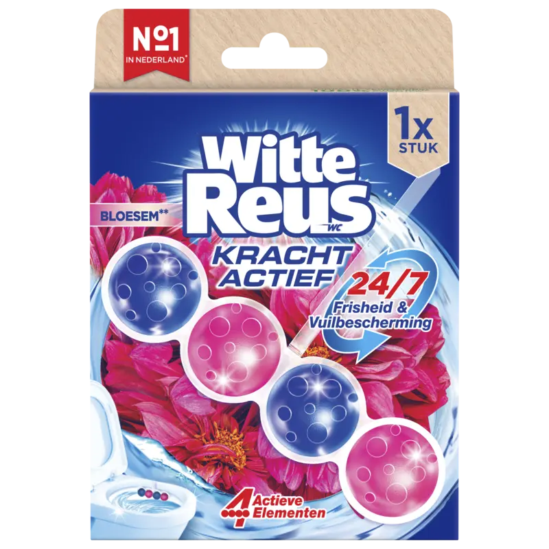 Witte Reus Kracht actief bloesem