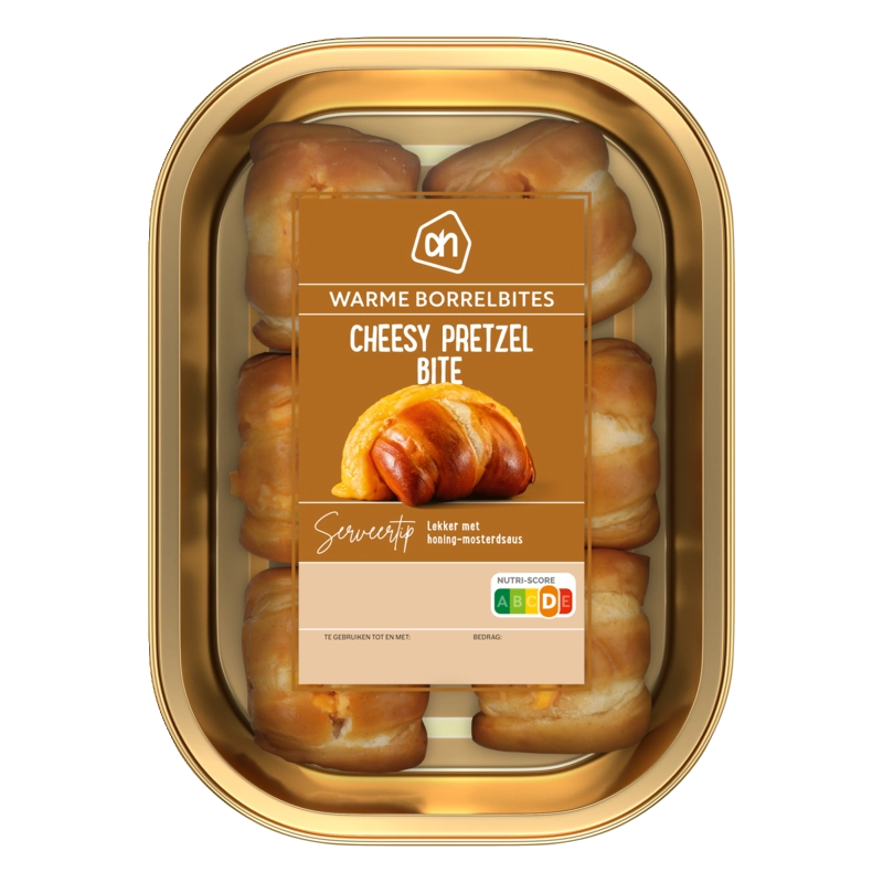 Cheesy pretzel bite