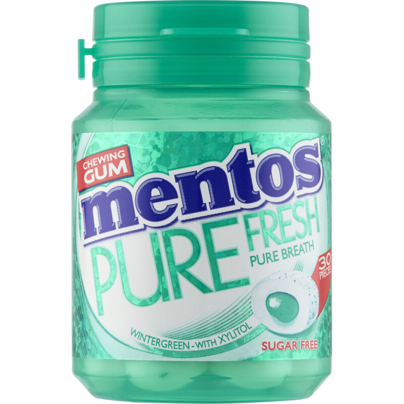 Een afbeelding van Mentos Gum Wintergreen