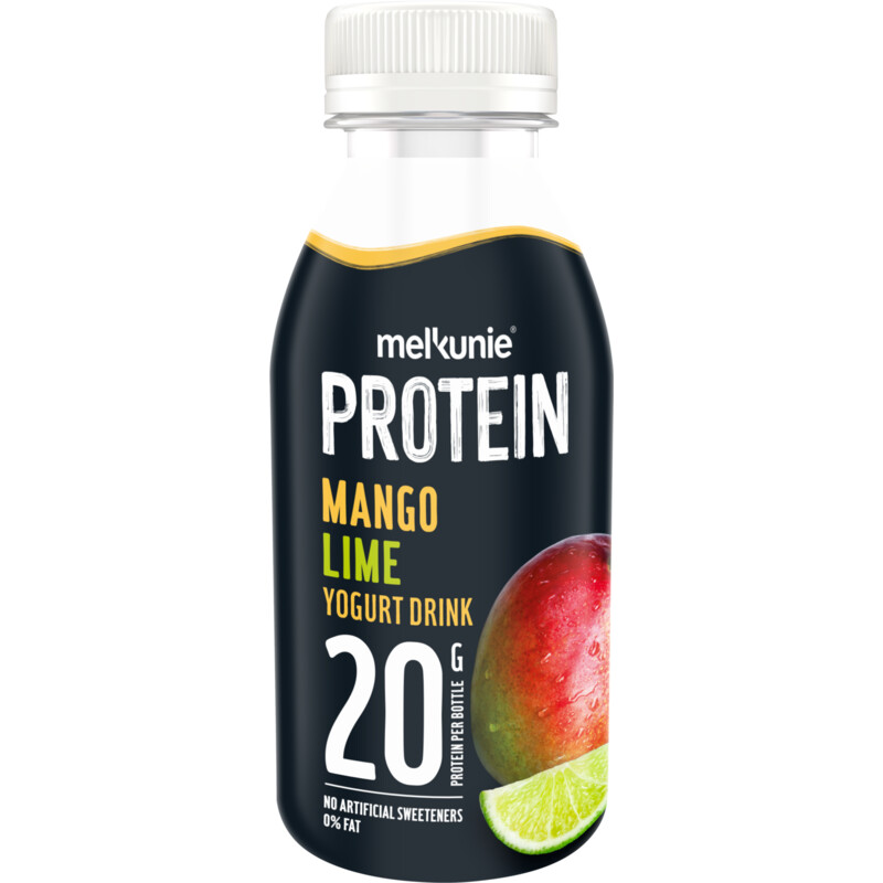 Een afbeelding van Melkunie Protein mango lime yoghurtdrink