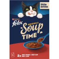 Een afbeelding van Felix Soup original met rund kip lam