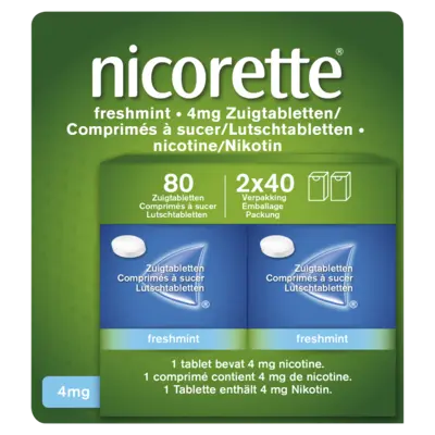 pdp-image-Nicorette Nicotine freshmint zuigtabletten 4mg