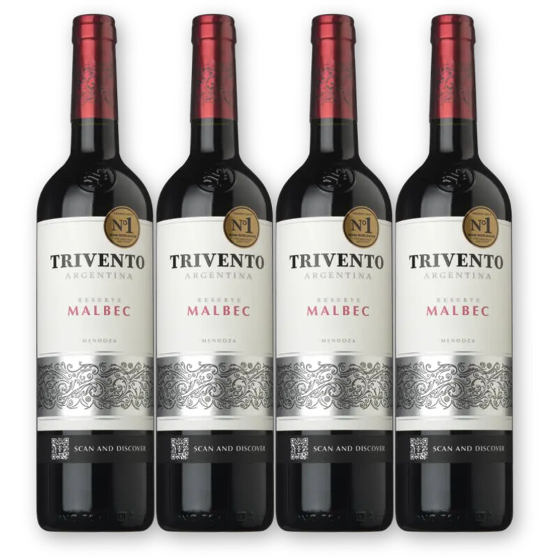 Trivento Trivento Malbec 4 flessen