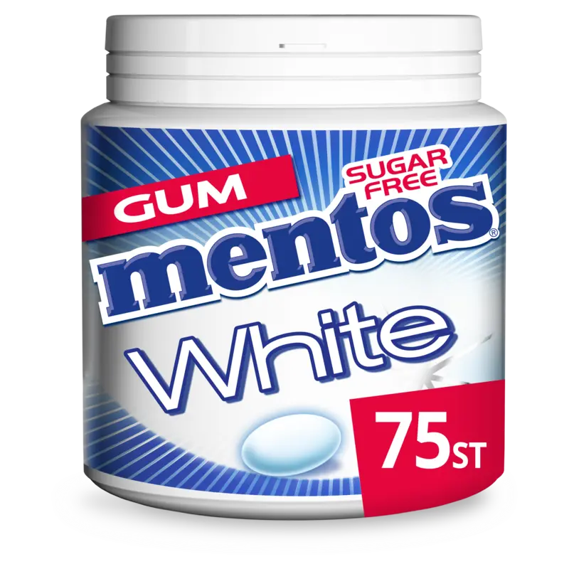 Mentos Gum White cool mint
