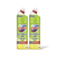 Glorix Toiletreiniger lime zonder bleek 2-pack