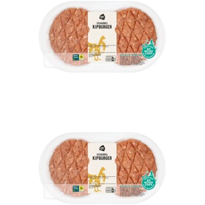 pdp-image-AH Scharrel kipburger 4 stuks 2-pack
