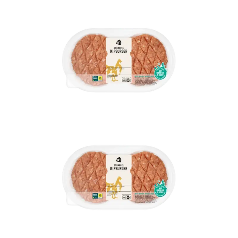 AH Scharrel kipburger 4 stuks 2-pack
