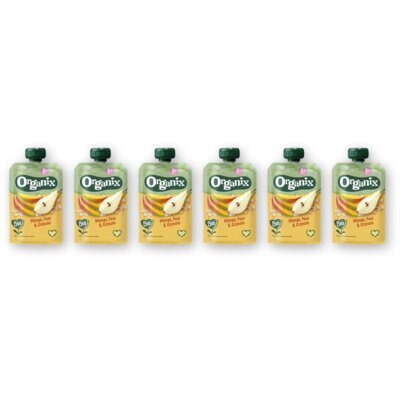 pdp-image-Organix Knijpfruit mango peer granola 6m+ 6-pack
