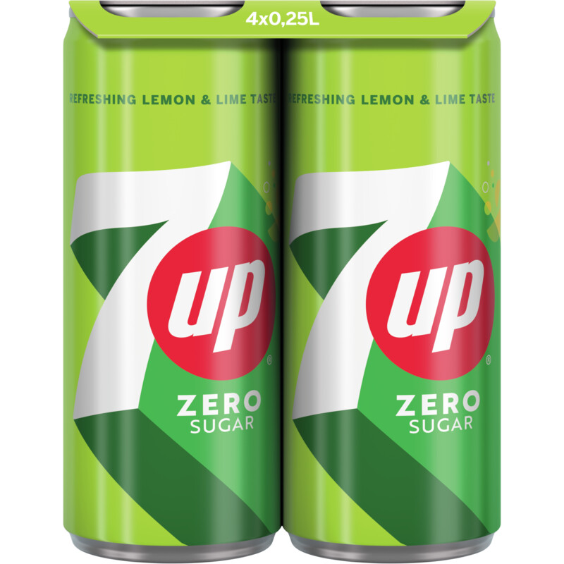 7up Zero sugar 4-pack