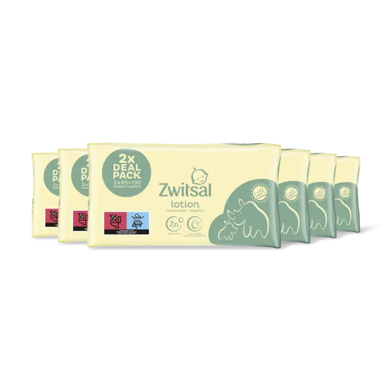 Baby lotion billendoekjes 12-pack