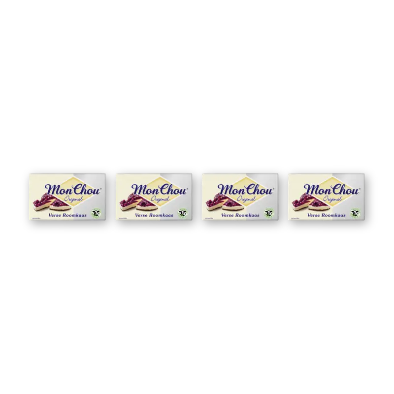 MonChou Original verse roomkaas 4-pack