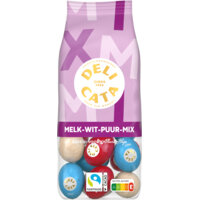 Een afbeelding van Delicata Paaseitjes melk-wit-puur-mix
